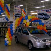 Trabalhos decorativos com balões