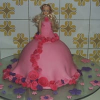 bolo boneca