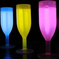 Taça de Champanhe Neon- 177 ml