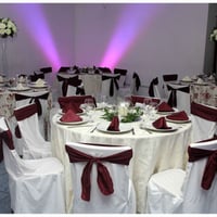 Decoração com iluminação de fundo