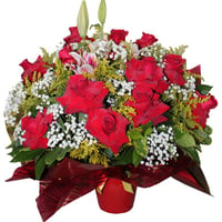 Caixa com rosas Colombianas