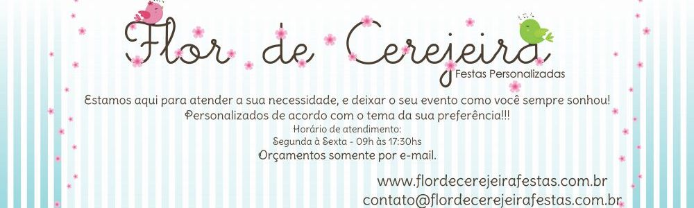 Flor de Cerejeira Festas Personalizadas