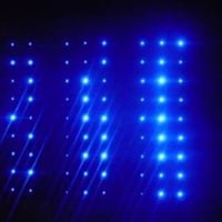 Temos também cortina de led