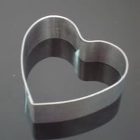 __ARO em INOX para Petit-Four & Mini-Bolo para Formatos em Coracao__