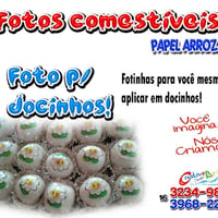 Foto comestível para docinhos