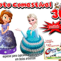 Foto comestível 3D