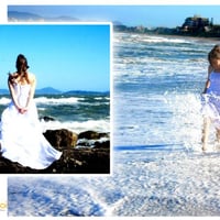 Making Of de 15 anos na praia para elaboração de poster e outros itens