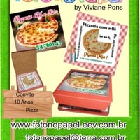 Convite Festa na Pizzaria