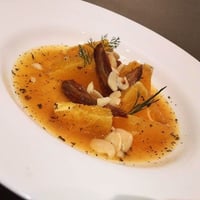 Salada fresca de laranja
