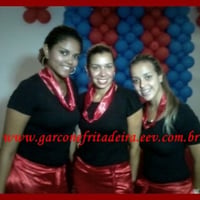 Nosso uniforme vermelho com preto!!