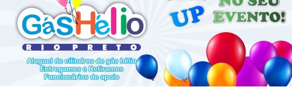 Gás hélio rio preto