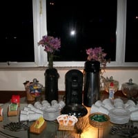mesa de chá e café
