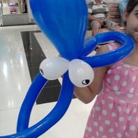 Escultura em balão: polvo