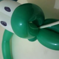 Escultura em balão: cobra
