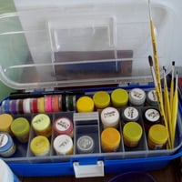 Pintura artística: material