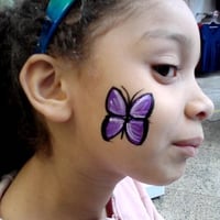 Pintura artística: borboleta