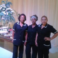 Equipe de limpeza - Casamento.