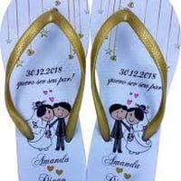 Chinelos personalizados para Casamentos, formaturas, aniversários, eventos corporativos 65 99810-774