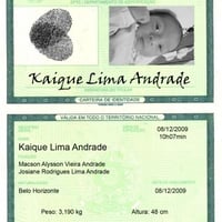 Lembrança de nascimento