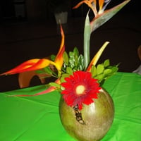 Centro de mesa = Festa tropical