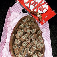 Nosso queridinho: chocolate belga ao leite com KitKat!