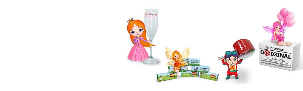 Personalizados para festa.