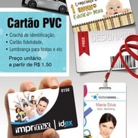 Credenciais e cartões PVC