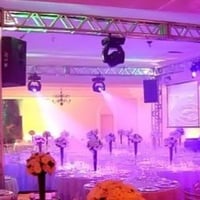 Estrutura e iluminação p/ casamento