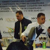 Luciano Passaretti como jurado técnico do 36º Campeonato Brasileiro de Coquetelaria - SP/2011