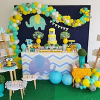 Decoração de aniversário em Caucaia.
Decoração tema elefantinho.
