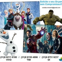 Personagens Vivos para Festas Infantis e Eventos Corporativos.