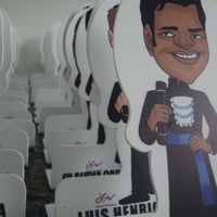 Caricaturas em PVC para formaturas.