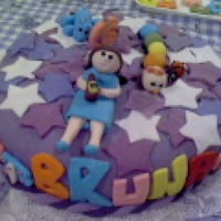 bolo bruna estrelas