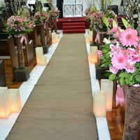 Decoração floral de igrejas