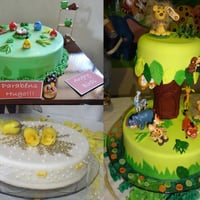 Bolos Falsos decorados com Pasta Americana