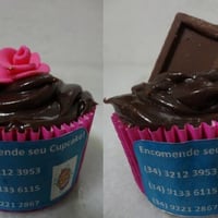 Cupcakes ganache de chocolate!