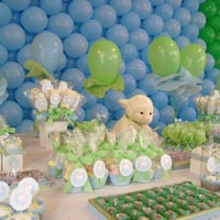 Sugestão para festa infantil ou chá de fraldas - Festa das ovelhinhas para uma alegre festa de menin