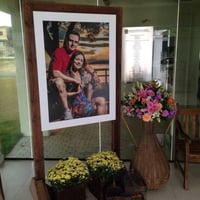 Hall de entrada Clube 6 de Janeiro no Balneário do Estreito (11/10/2014)