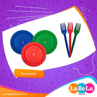 Descartáveis de várias cores e modelos. Escolha o seu na Labela Festas.