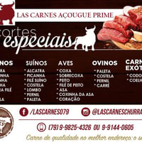 Nossos Cortes Selecionados, oriundos de grandes fornecedores, como Friboi, Marfrig, Masterboi, De Pr