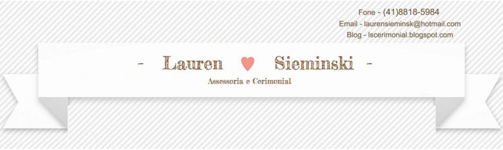 Assessora e Cerimonial Lauren Sieminski