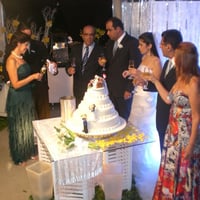 Corte Simbólico do Bolo -Casamento