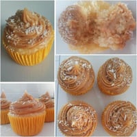 Cupcake de tapioca com doce de leite