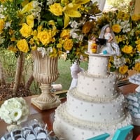 Mesa de Bolo - Casamento Karen e Rodolfo Natural