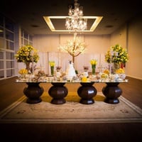 Mesa do bolo casamento