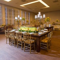 Salão decorada para festa de casamento