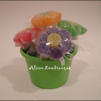 Flores de bala de goma