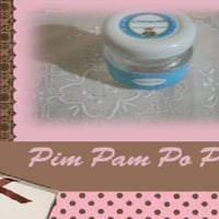 Potinho de vidro com brigadeiro ou doce de leite