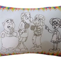 Kit Pintura ( canetinha + almofada personalizada)