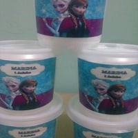 algodão doce no pote personalizado R$1,40 cada. Somente para quem locar brinquedos